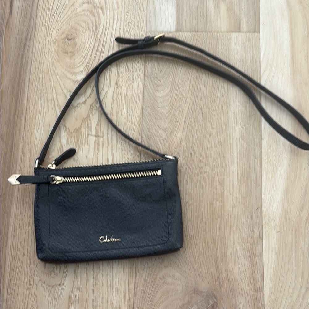 Cole Haan Black Crossbody Bag with Sleek Design